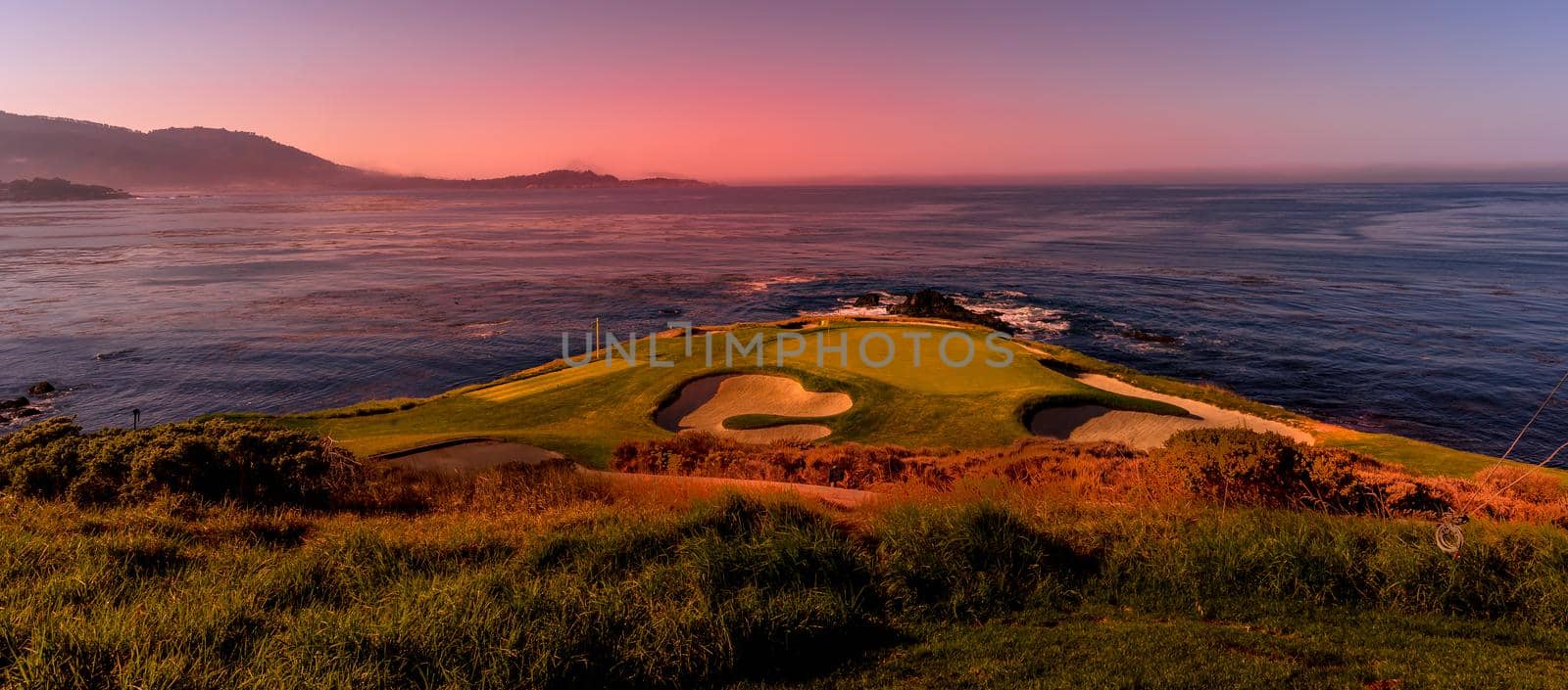 Pebble Beach golf course, Monterey, California, usa