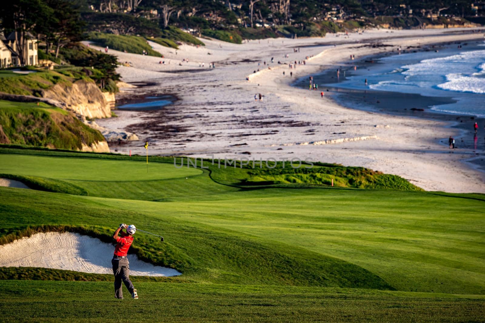 Pebble Beach golf course, Monterey, California, usa