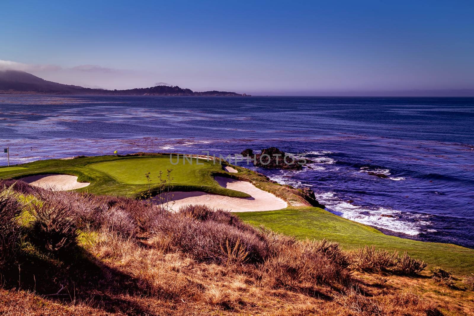 Pebble Beach golf course, Monterey, California, usa by photogolfer