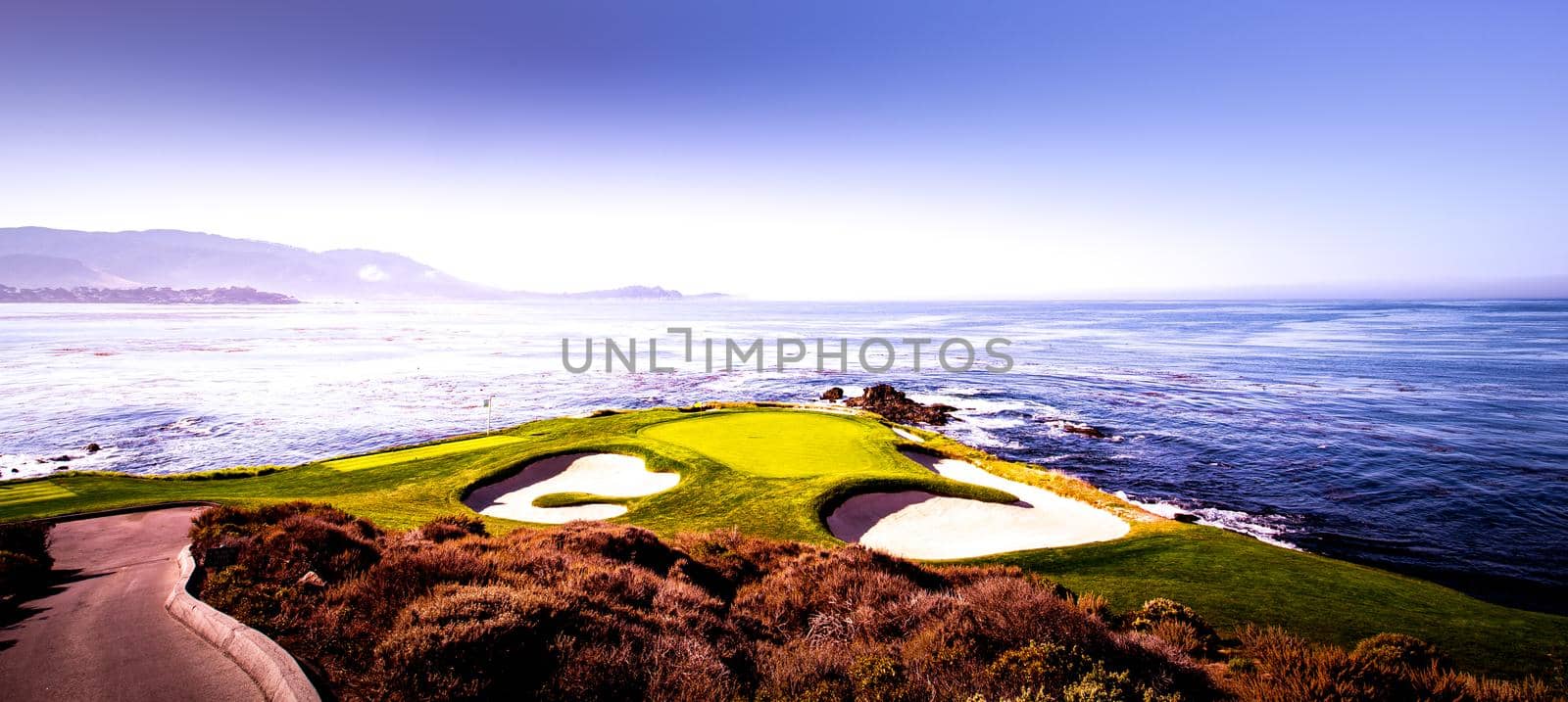 Pebble Beach golf course, Monterey, California, usa by photogolfer