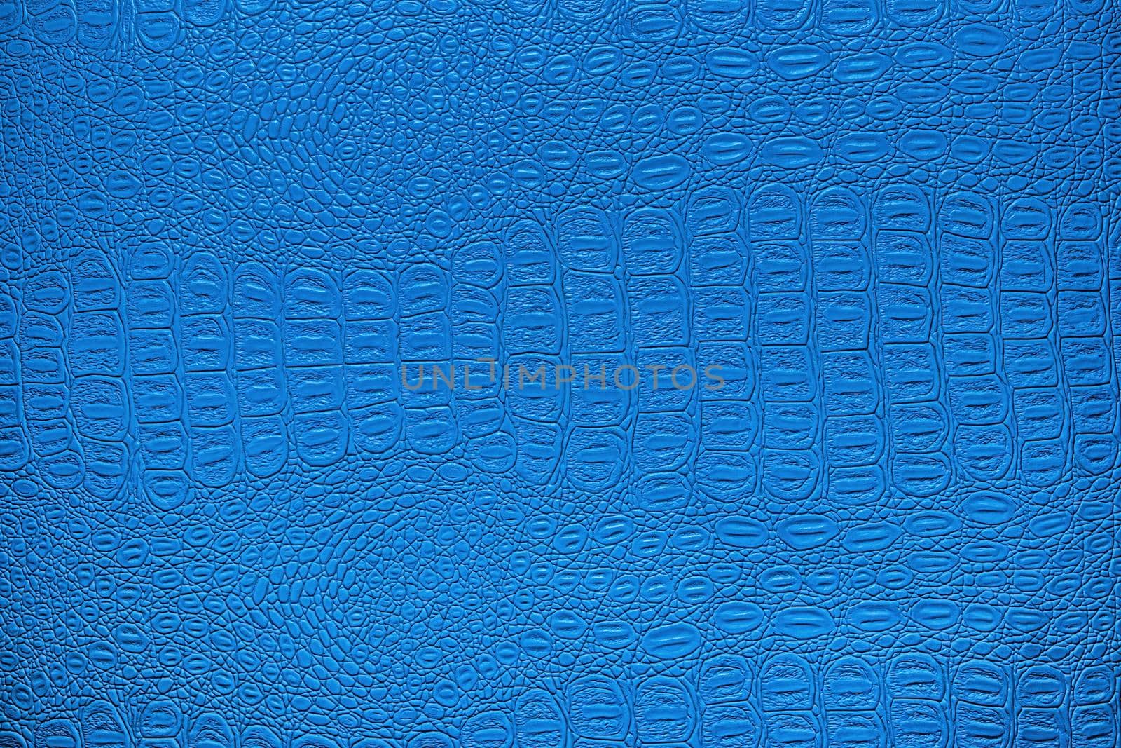 Blue crocodile leather texture. Abstract backdrop for design. by Eugene_Yemelyanov