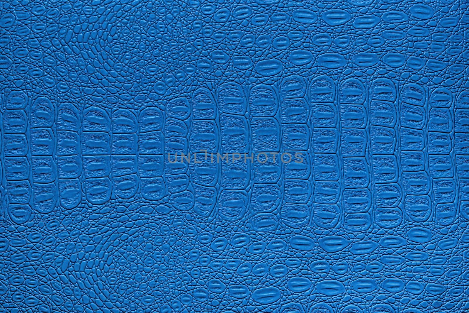 Blue crocodile leather texture. Abstract backdrop for design. by Eugene_Yemelyanov