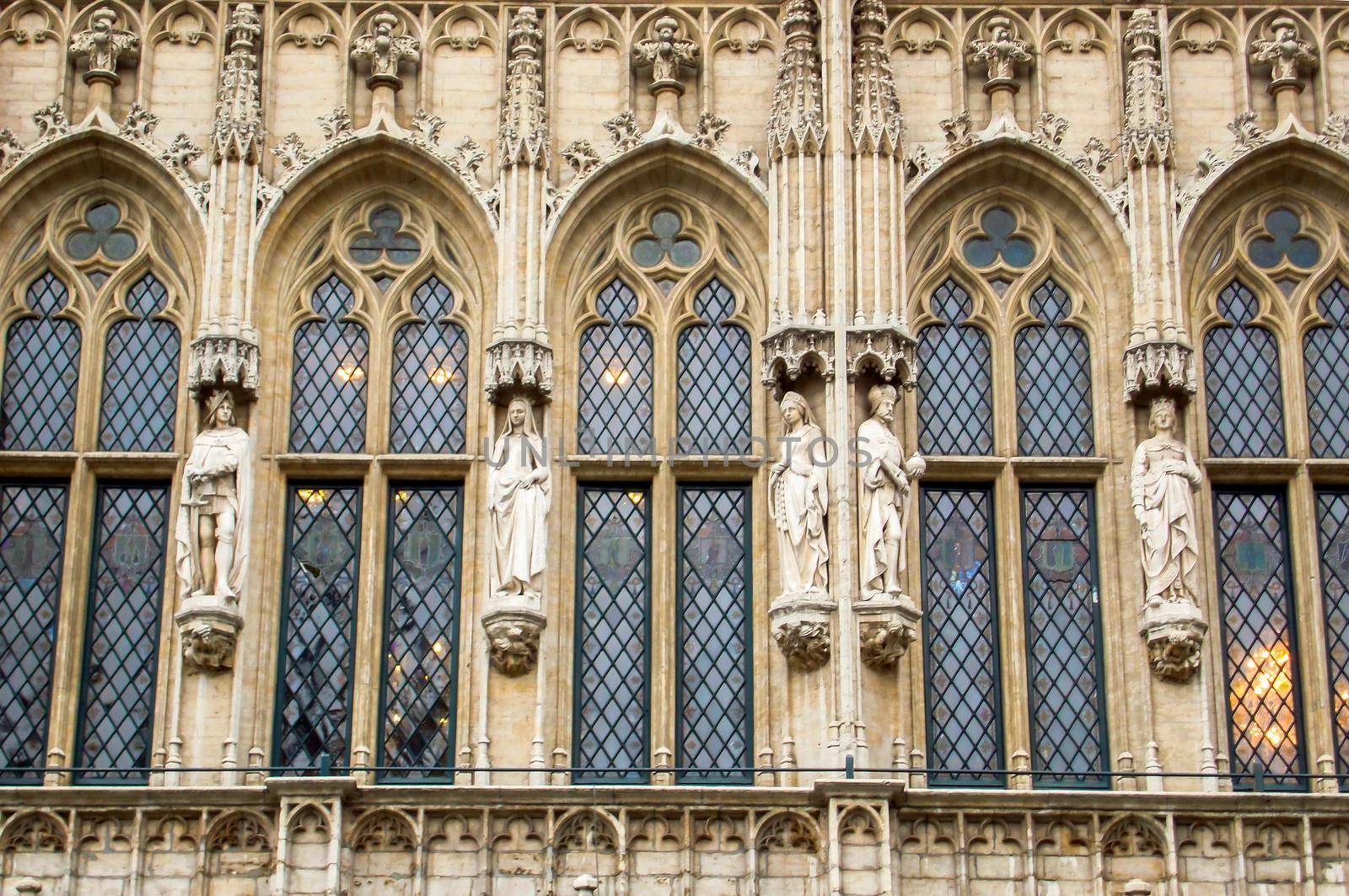 Marvelous sculptural and architectural details of the St.Stephen Cathedral in Vienna