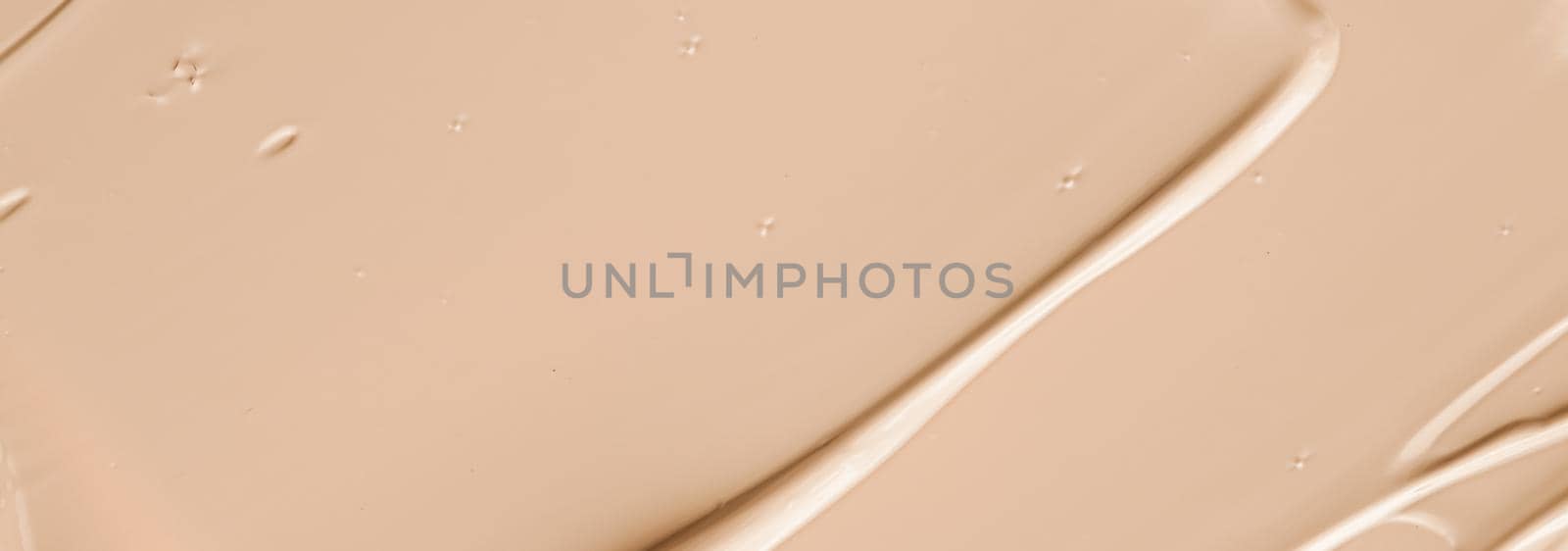 Beige cosmetic texture background, make-up and skincare cosmetics product, cream, lipstick, foundation macro as luxury beauty brand, holiday flatlay design.