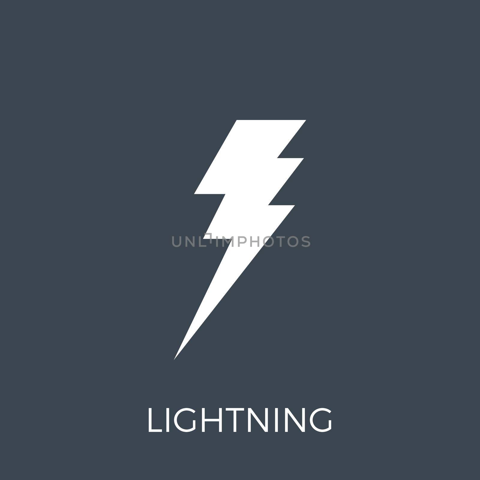 Lightning Vector Icon by smoki
