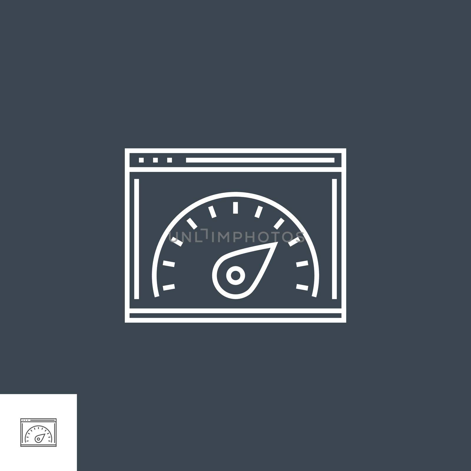 SEO performance Line Icon by smoki