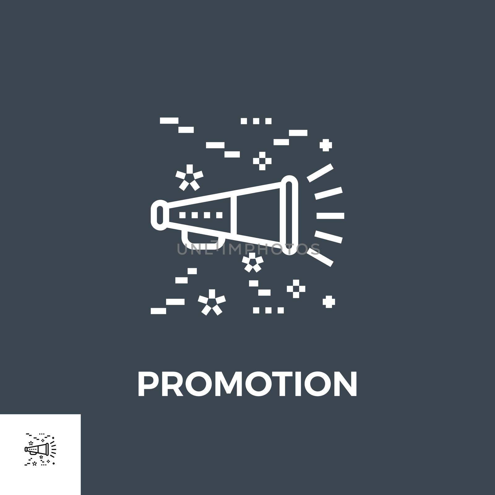Promotion Line Icon by smoki