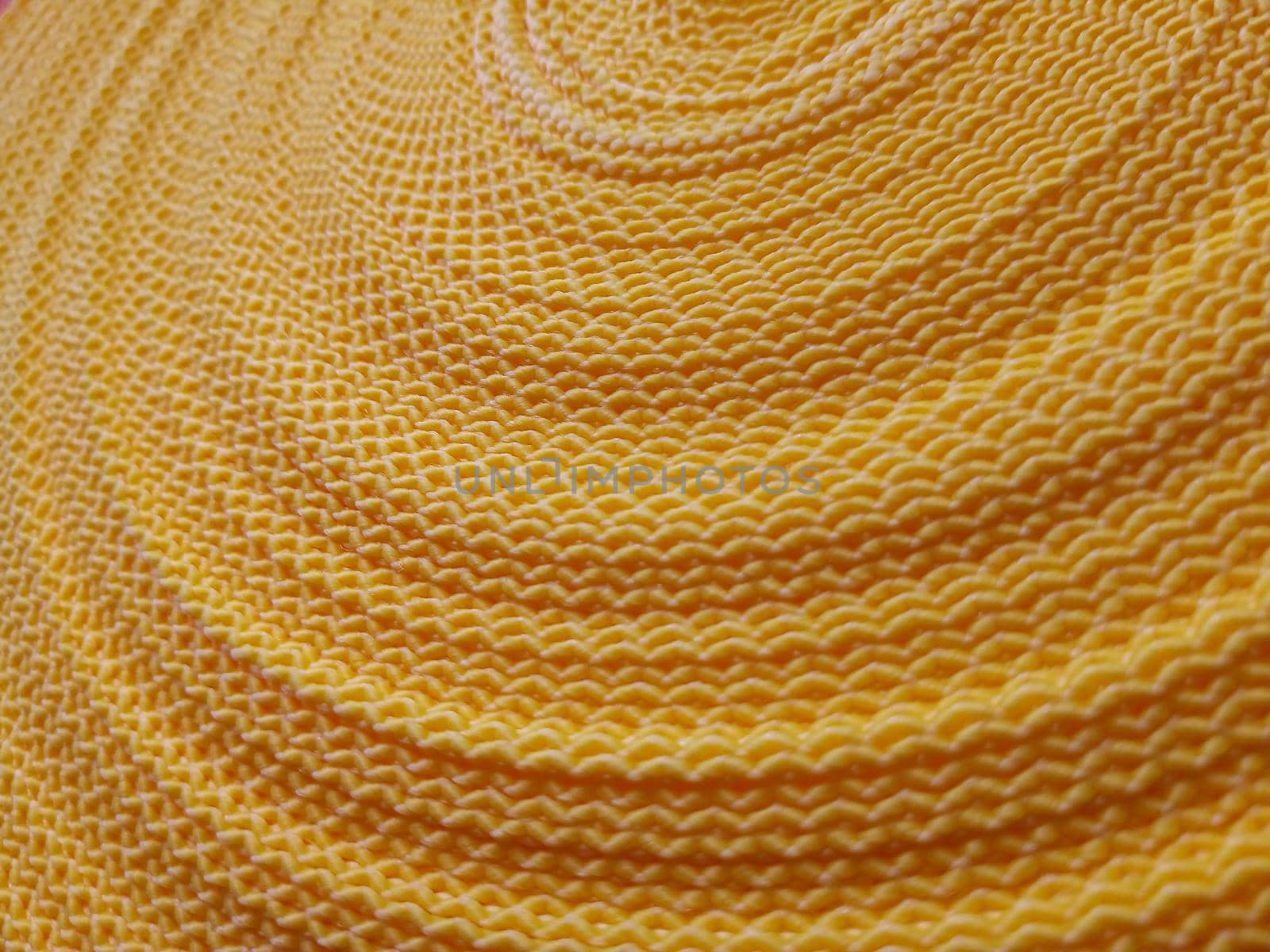 Yellow Abstract circular pattern of yellow sling.