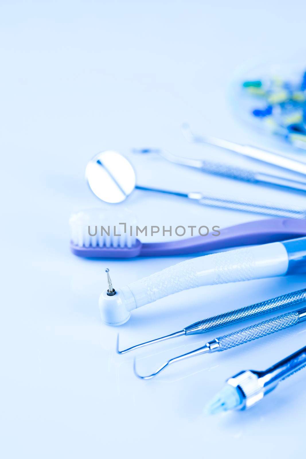 Close-up Dental Instruments