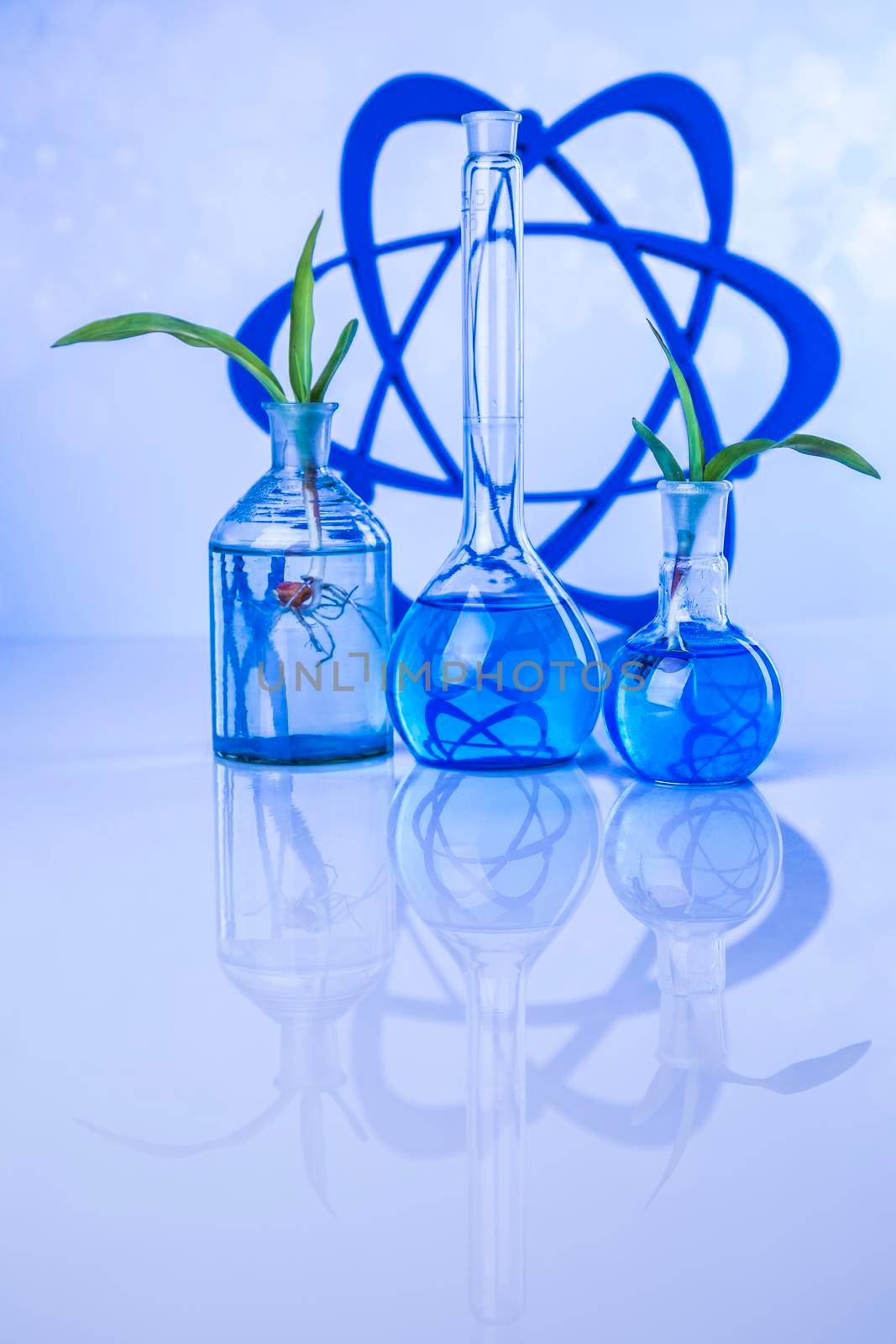 Atom, Chemical laboratory glassware, Genetically modified plant