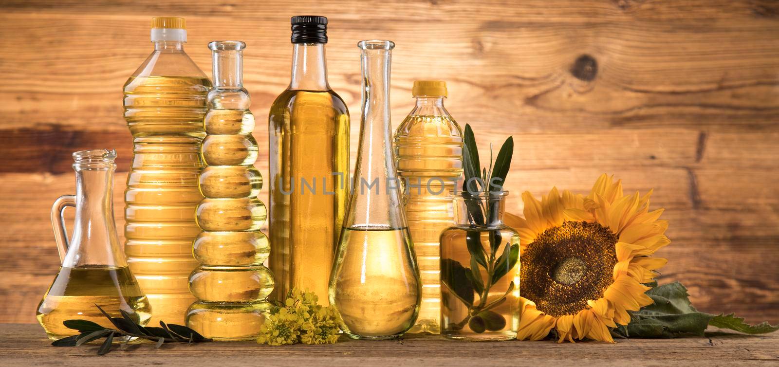 Cooking and food oil products, Extra virgin olive, sunflower seed, rapeseed oil