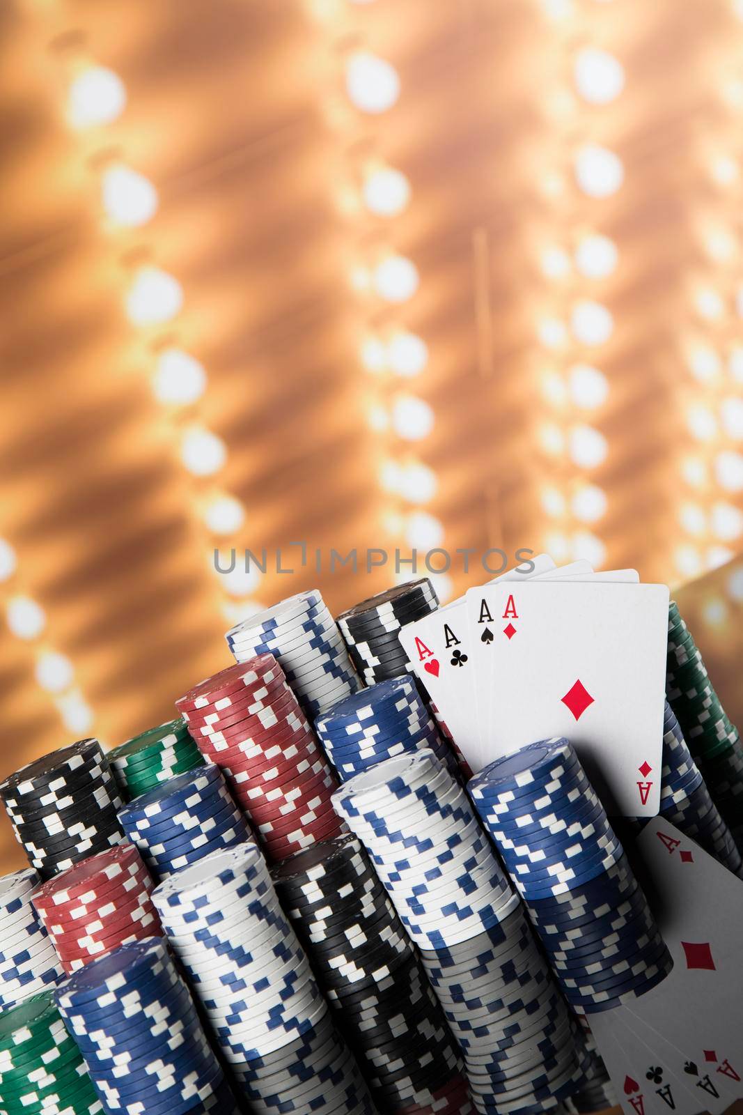 Classic casino, Poker Chips background