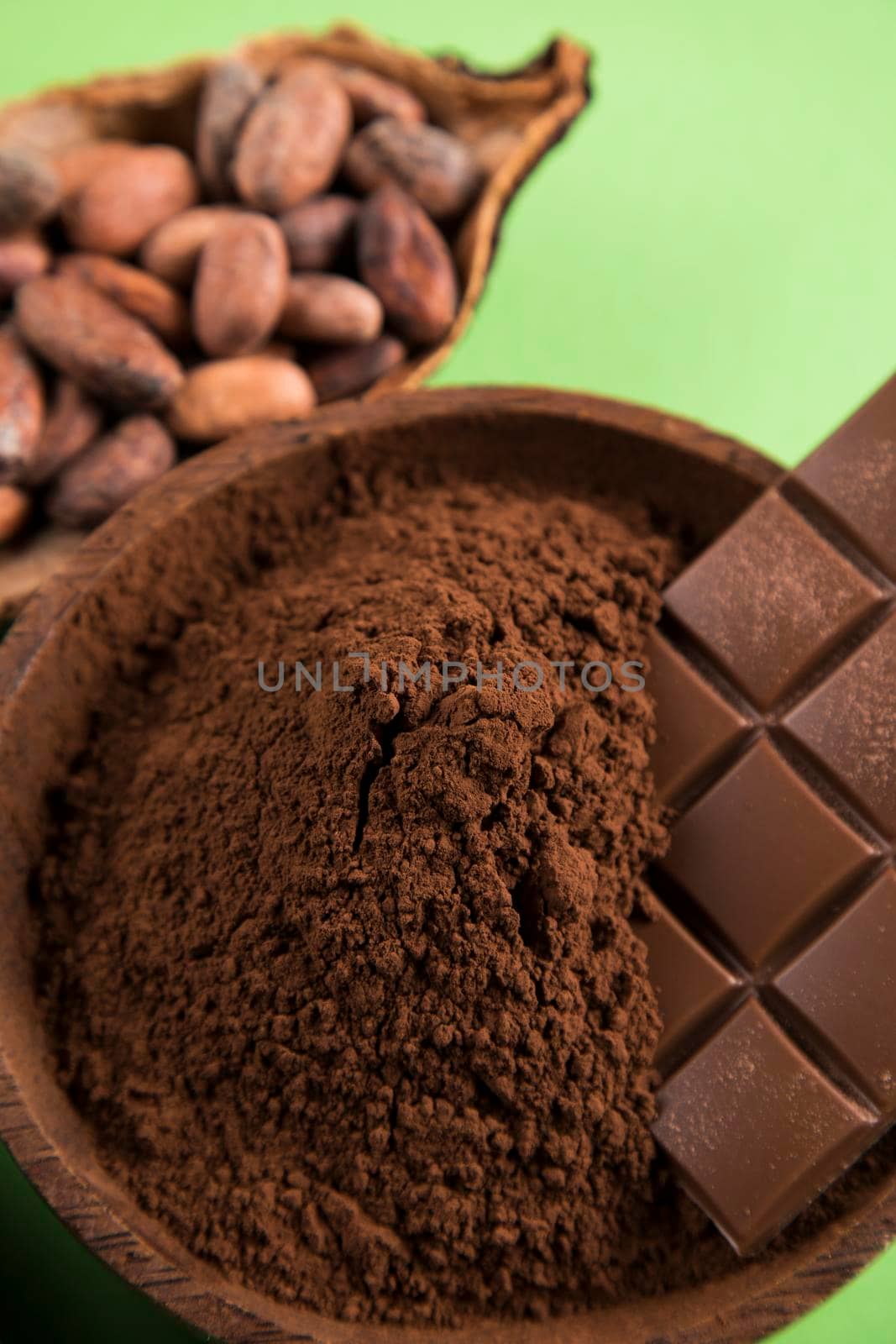 Bar Of Chocolate, Cocoa Beans by JanPietruszka