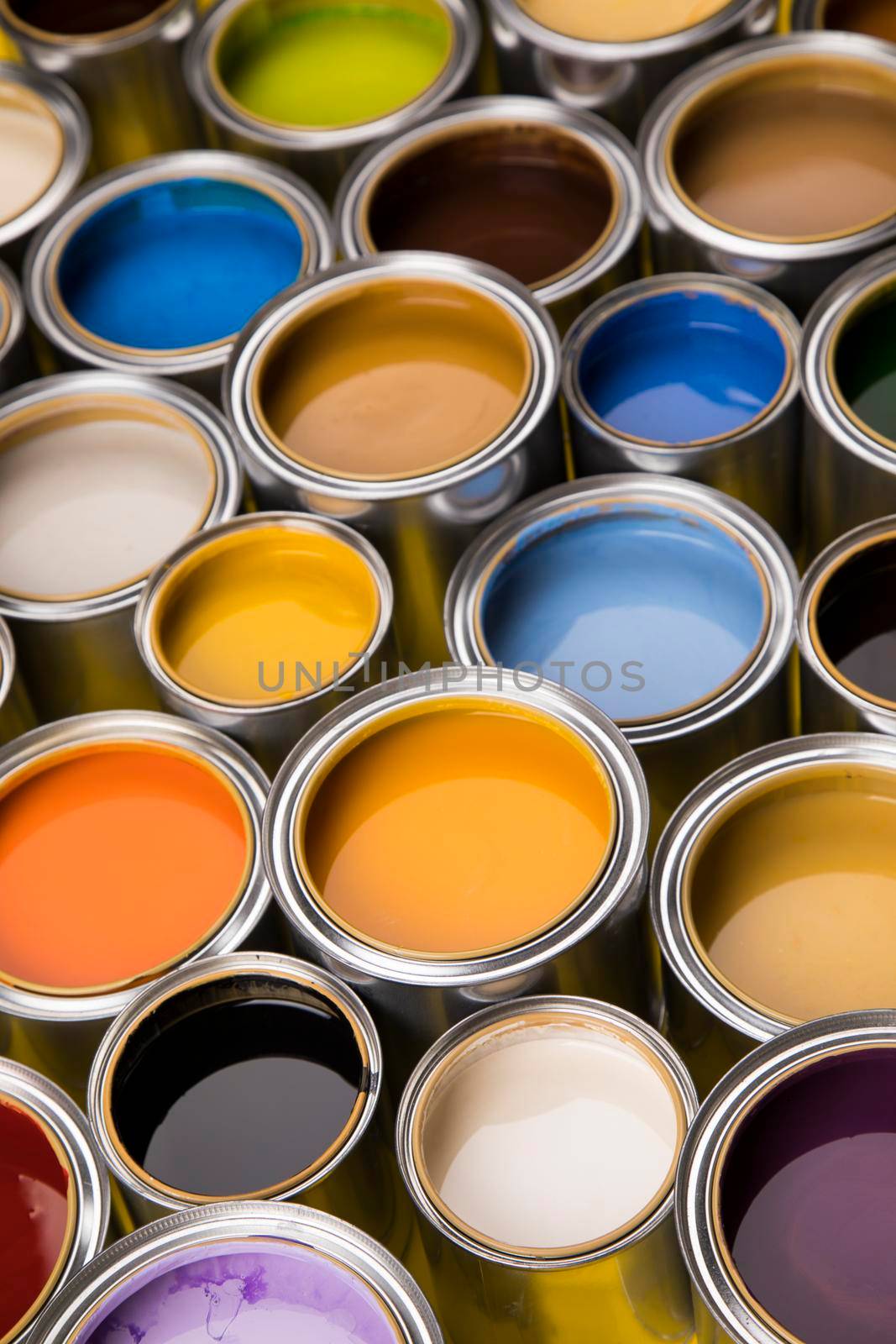 Colorful paint can, Creativity concept by JanPietruszka