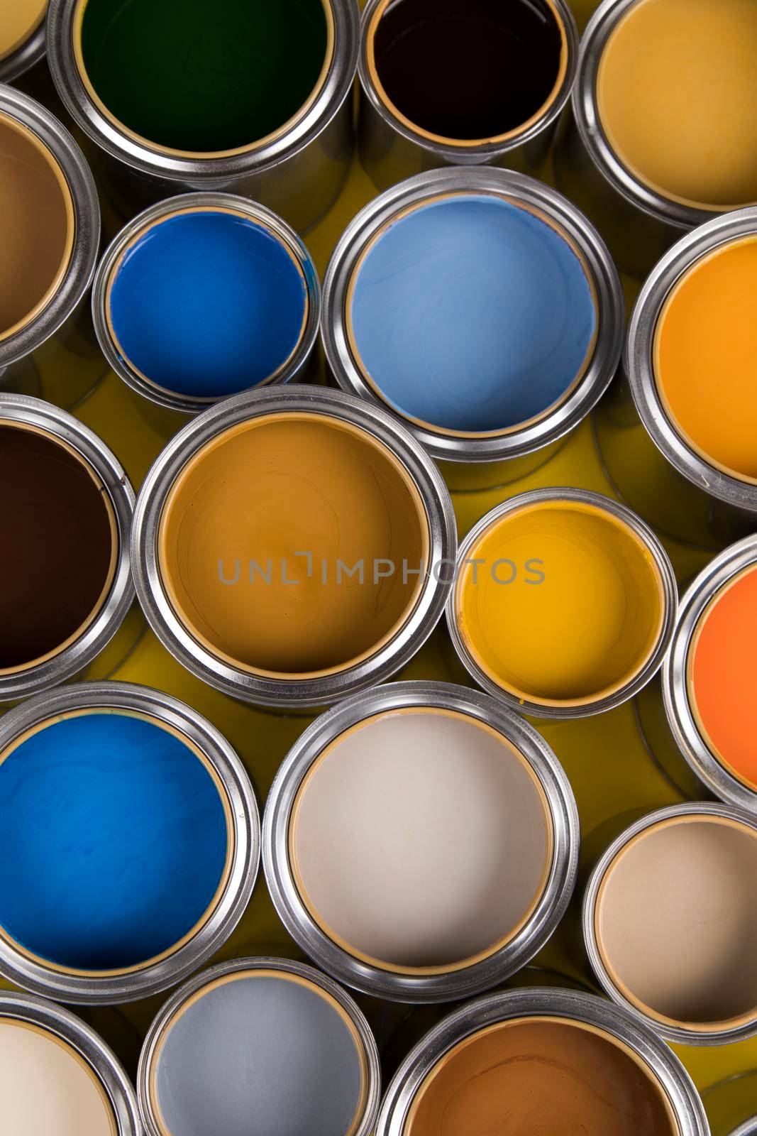 Colorful paint can, Creativity concept by JanPietruszka