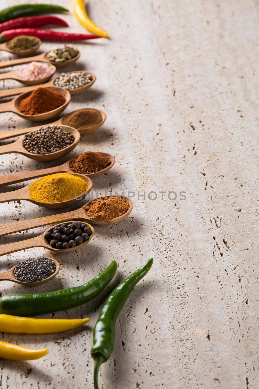 Spice Still Life, Space for your text  by JanPietruszka