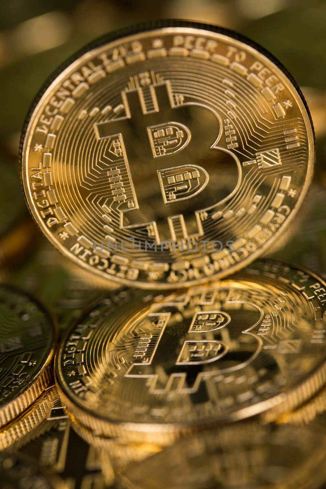 Bitcoin Trading Concept, virtual money by JanPietruszka
