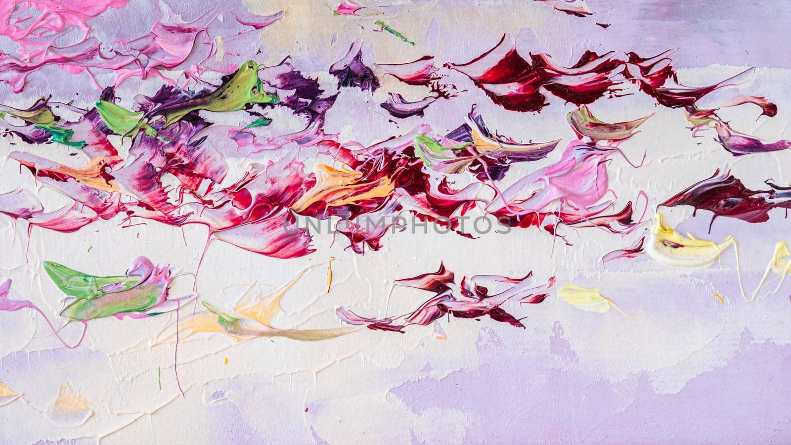 Colorful Oil Painting on canvas. Abstract art background. Fragment of Modern artwork. Brush Strokes of paint.