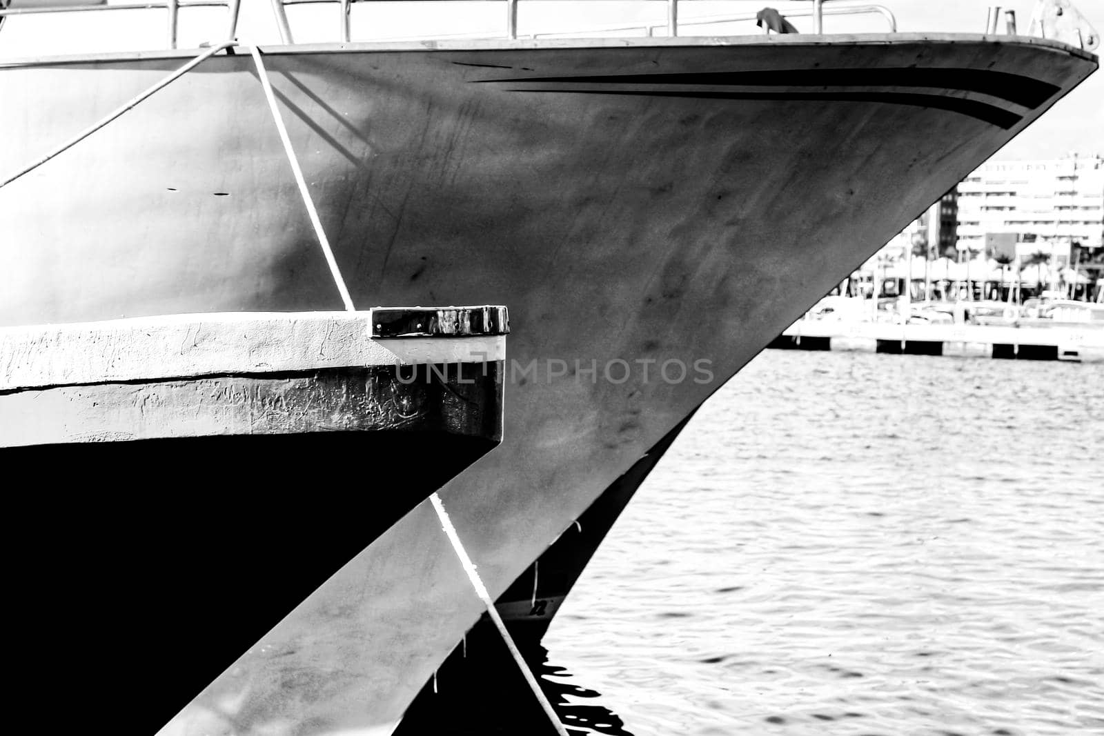 Fishing boats moored in the port of Santa Pola, Alicante