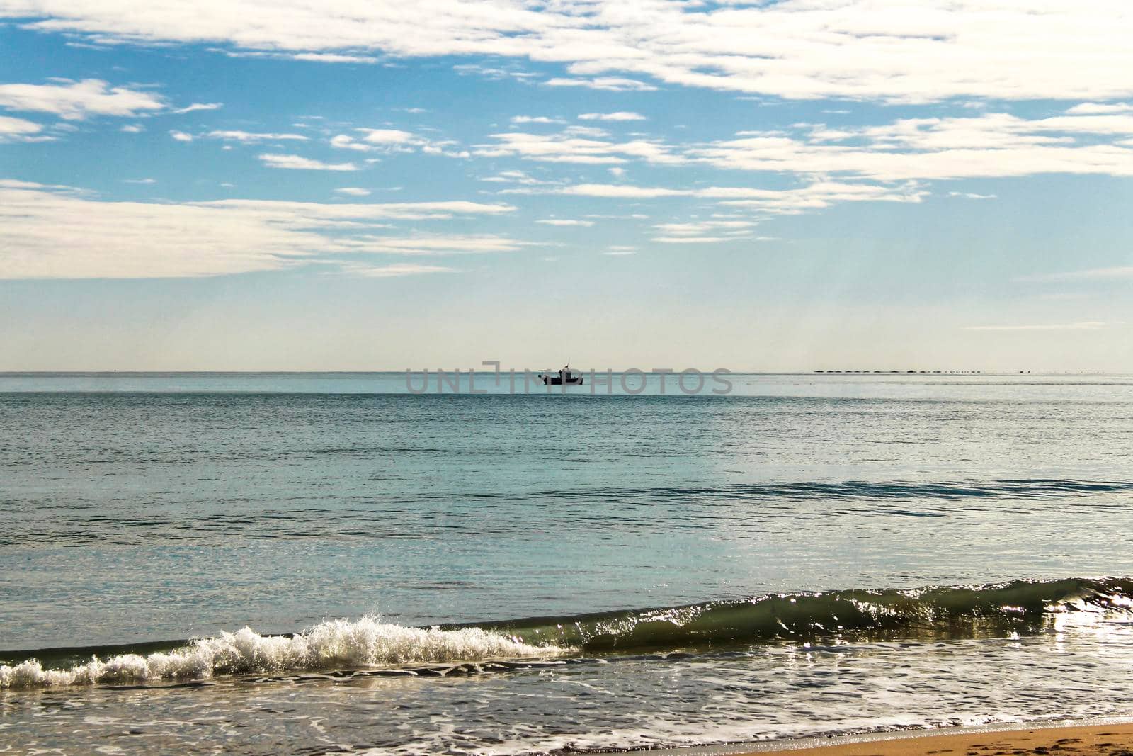 Beach in the morning in Southern Spain, Alicante
