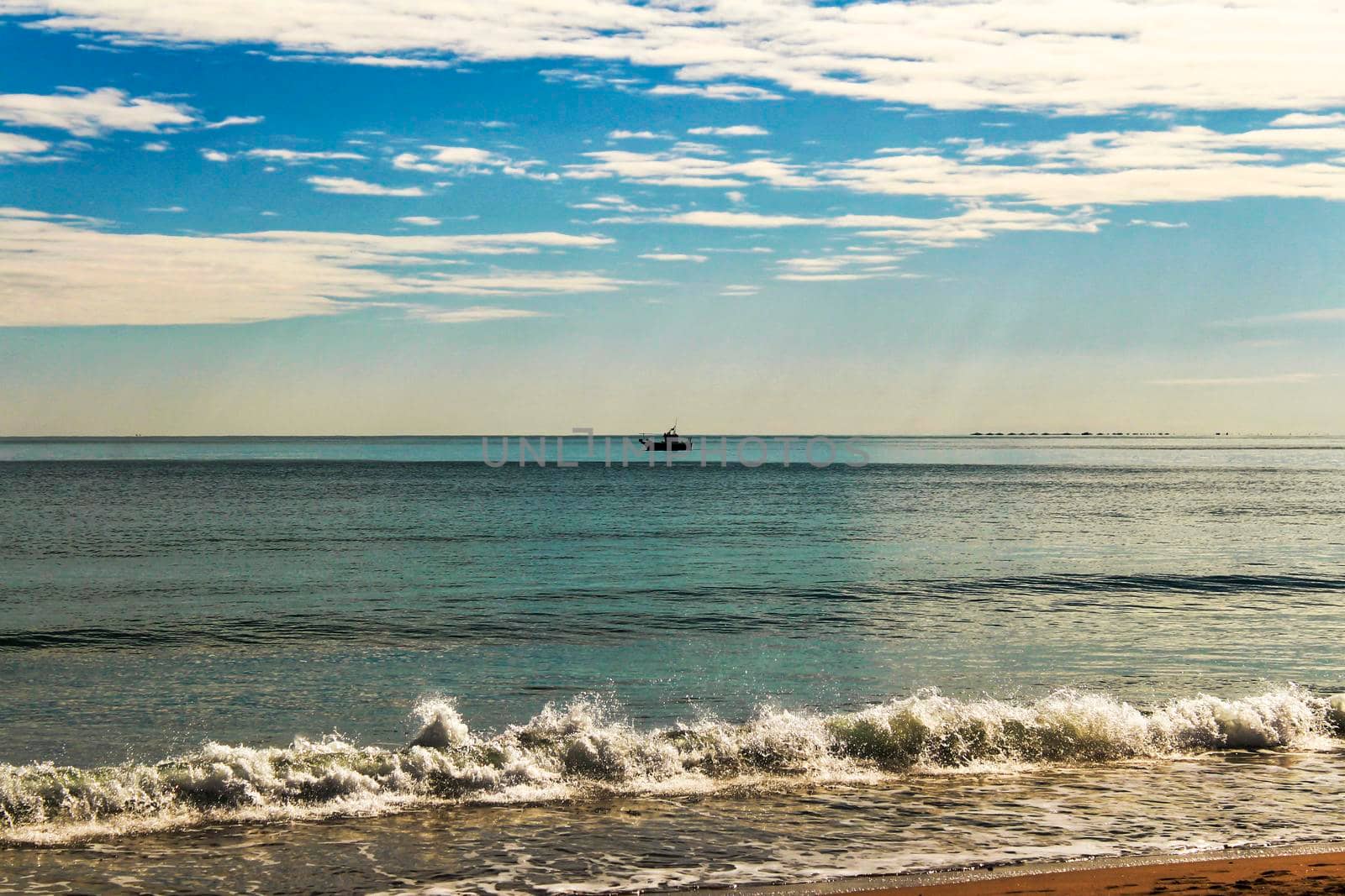 Beach in the morning in Southern Spain, Alicante