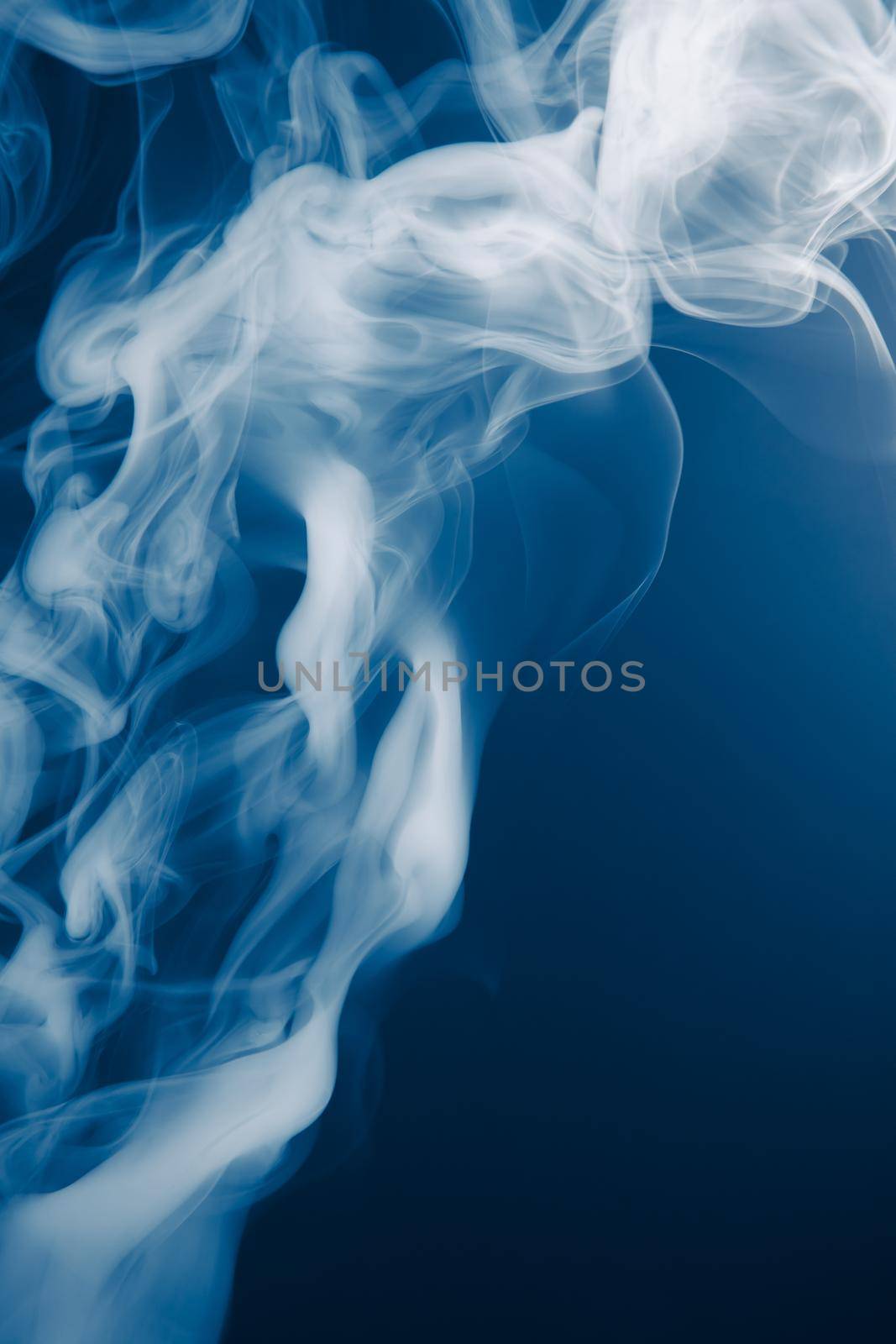 blue smoke background