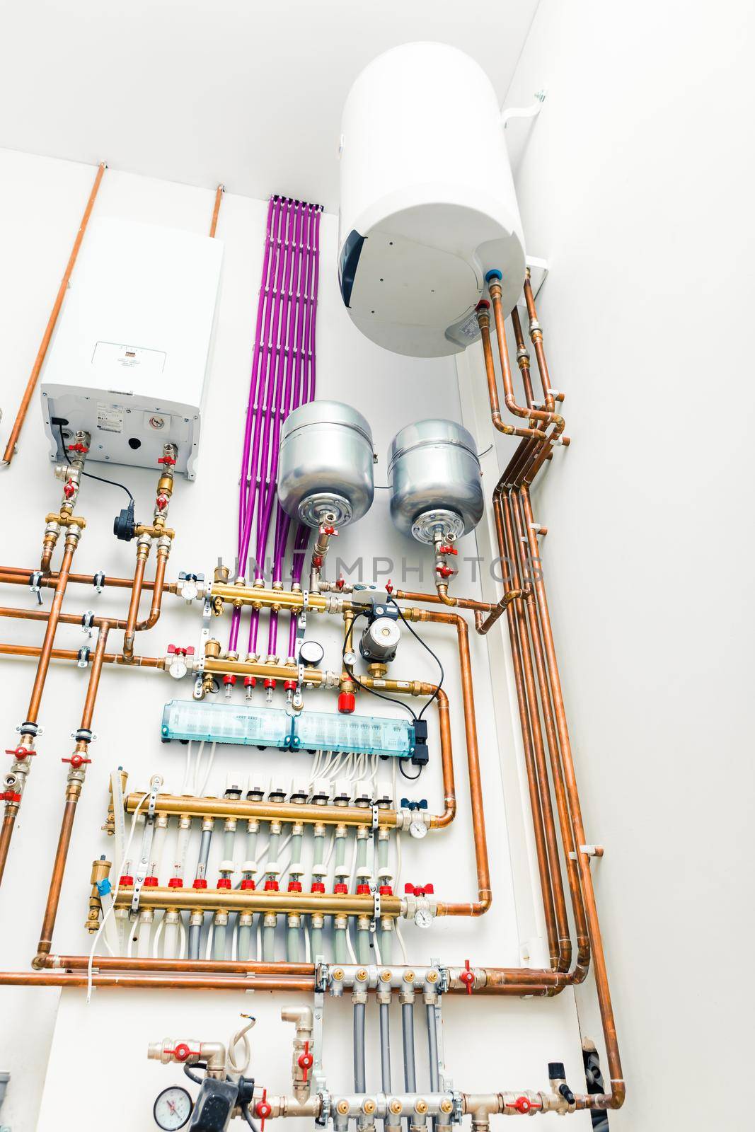 independent heating system with electric boiler by nikkytok