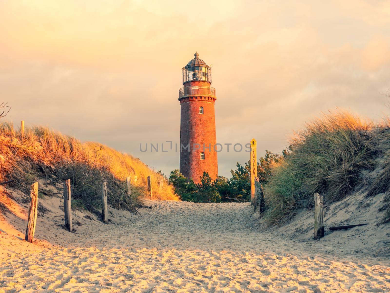 Lighthouse at the Darsser Ort with Natureum near Prerow Fischland-Darss-Zingst by rdonar2