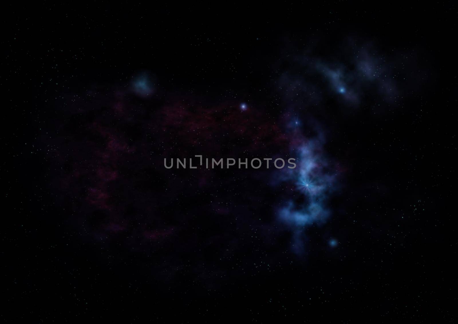 Small part of an infinite star field of space in the Universe. Elements of this image furnished by NASA . 3D rendering