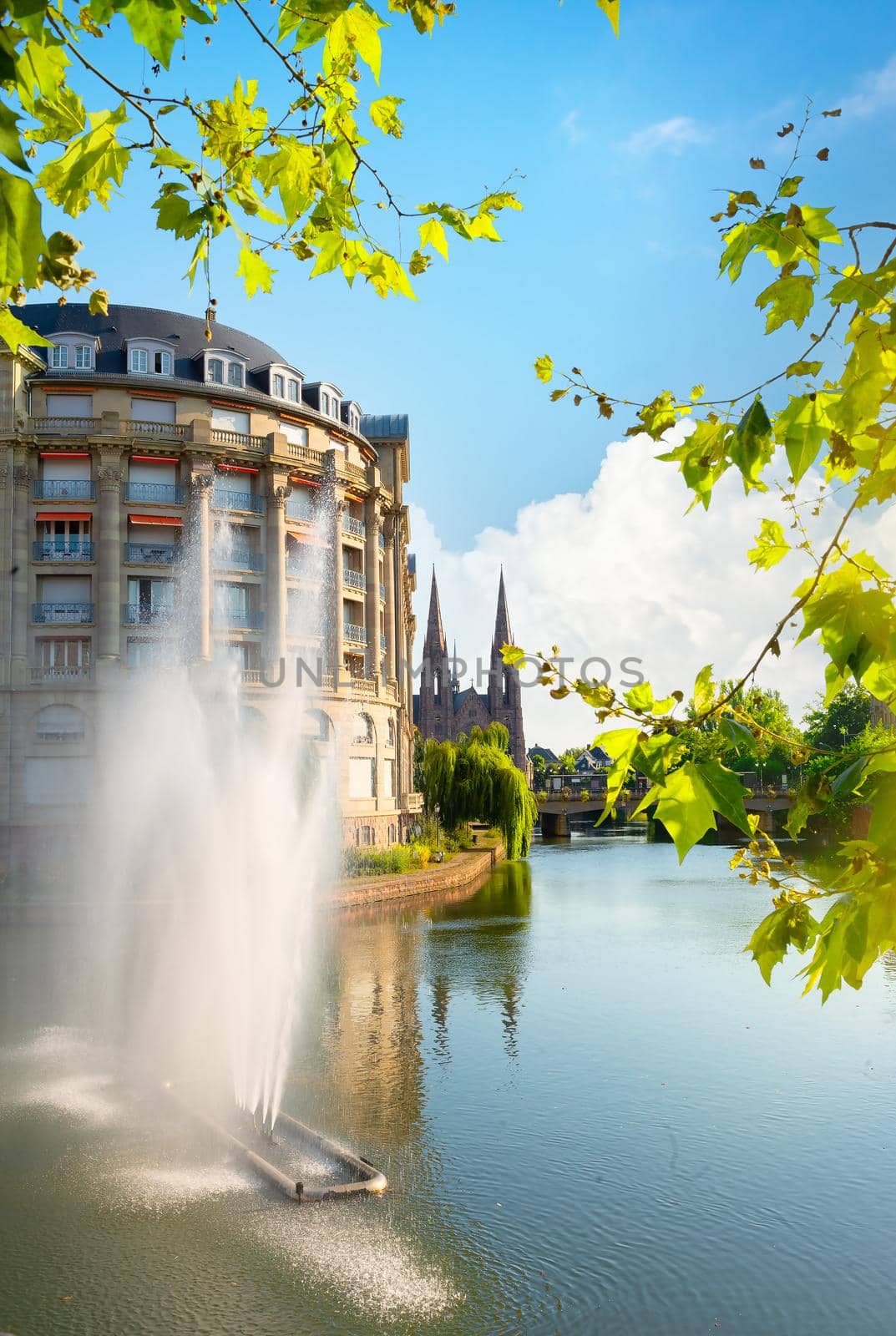 Fountain in strasbourg by Givaga