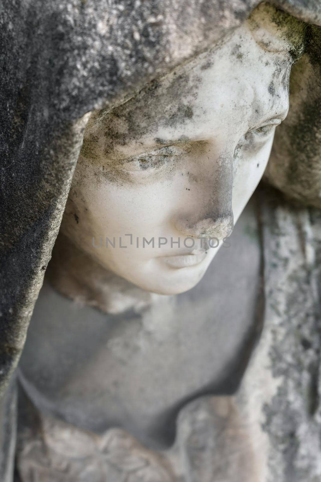 Ruined statue of Madonna by germanopoli