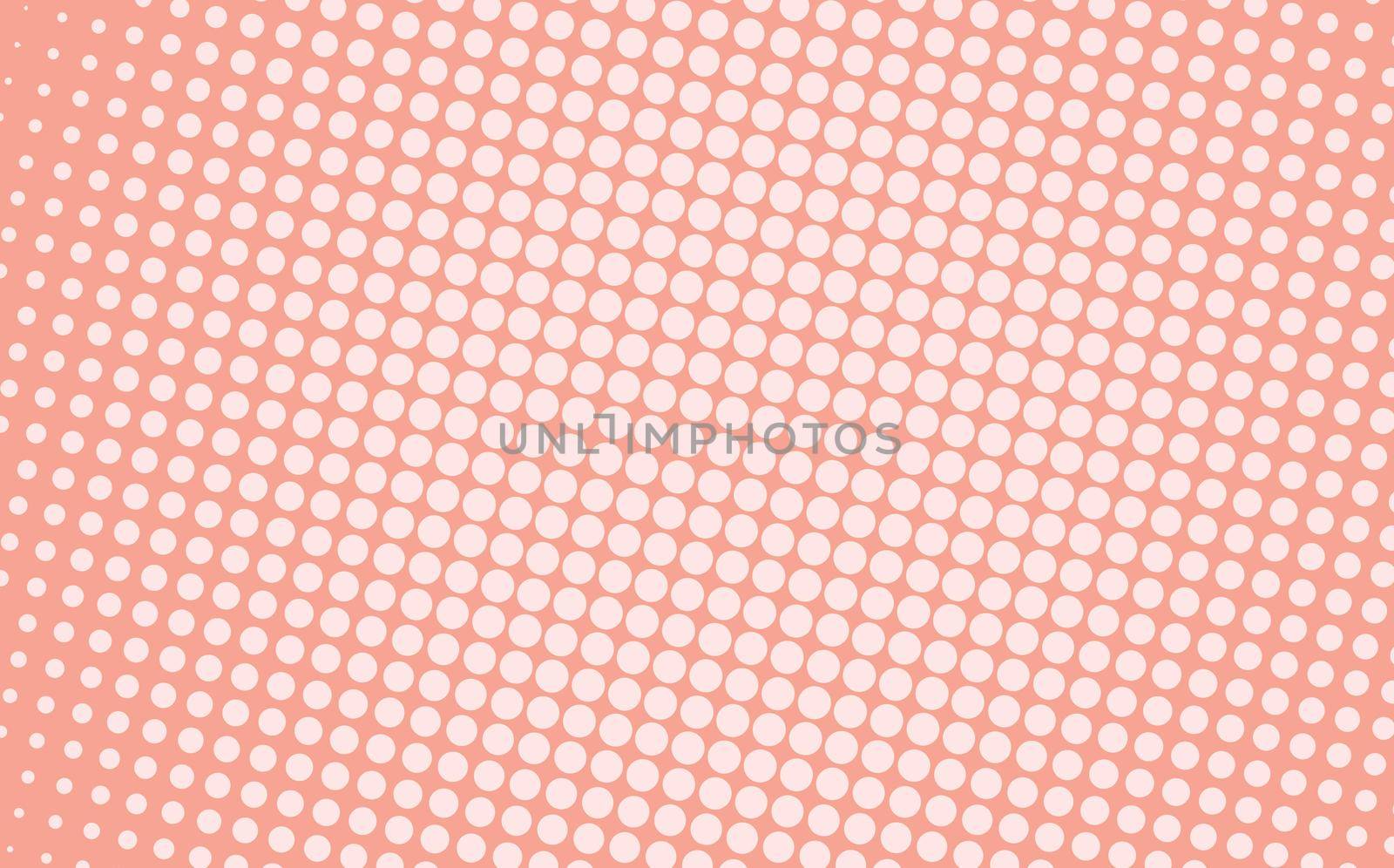 Pop art creative concept colorful comics book magazine cover. Polka dots colorful background. Cartoon halftone retro pattern. Abstract template design for poster, card, sale banner, empty bubble by allaku