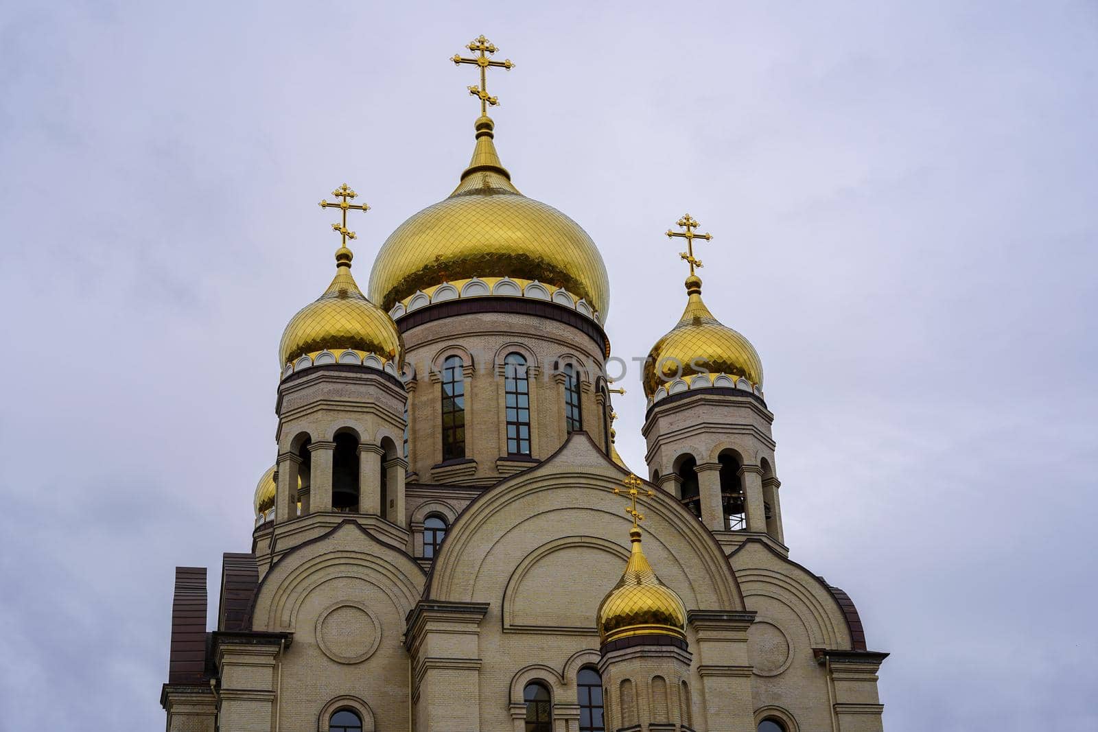 Building Spaso-Preobrazhensky Cathedral Vladivostok, Russia.