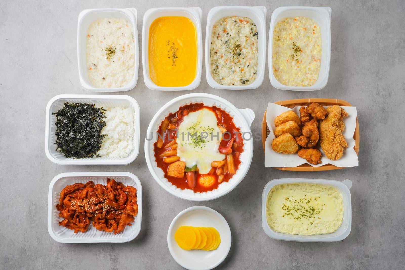 Tteokbokki or korean spicy rice cake by uphotopia