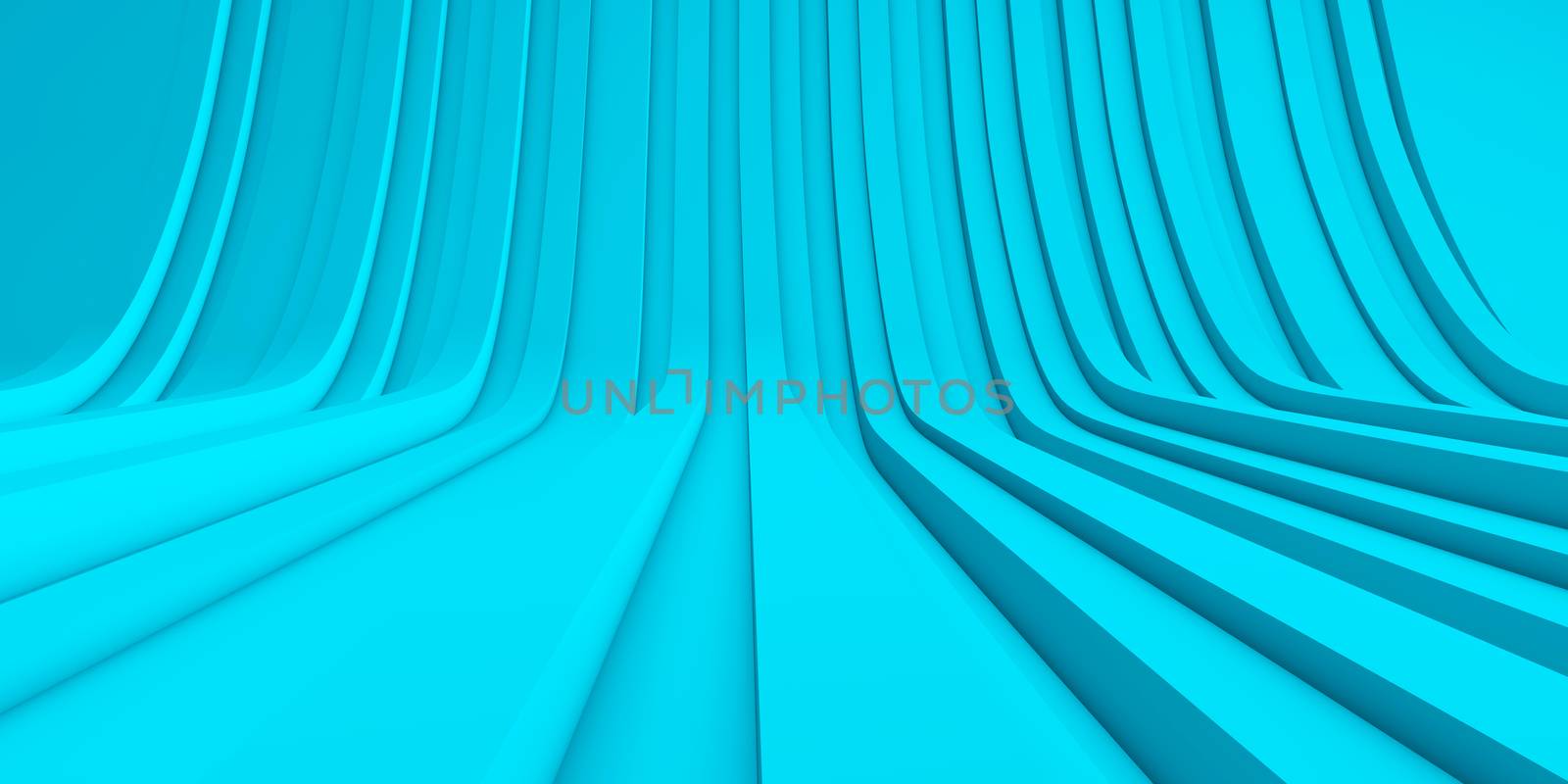 Background dynamic lines blue 3d rendering by F1b0nacci