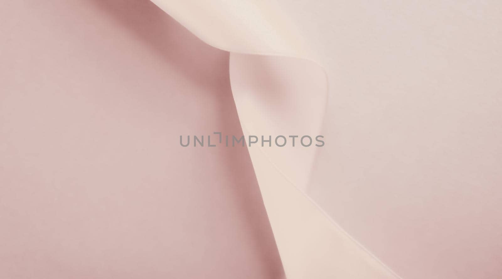 Branding, holidays and luxe brands concept - Abstract curly silk ribbon on pastel background, exclusive luxury brand design for holiday sale product promotion and glamour art invitation card backdrop