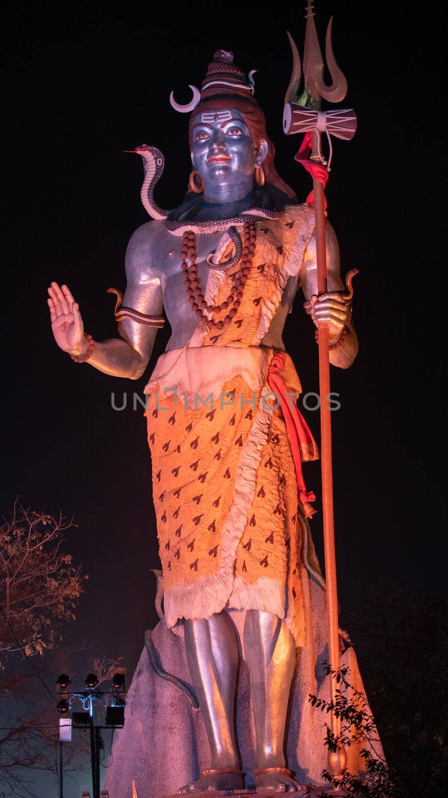 Statue of Indian God Shiva at Haridwar, Uttarakhand India, , Appleprores 422, 4k by stocksvids