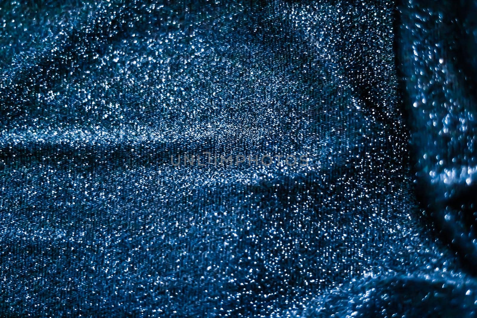 Luxe glowing texture, night club branding and New Years party concept - Blue holiday sparkling glitter abstract background, luxury shiny fabric material for glamour design and festive invitation