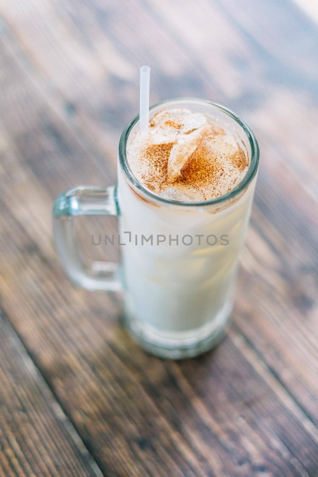 Creamy desert in a glass by castaldostudio