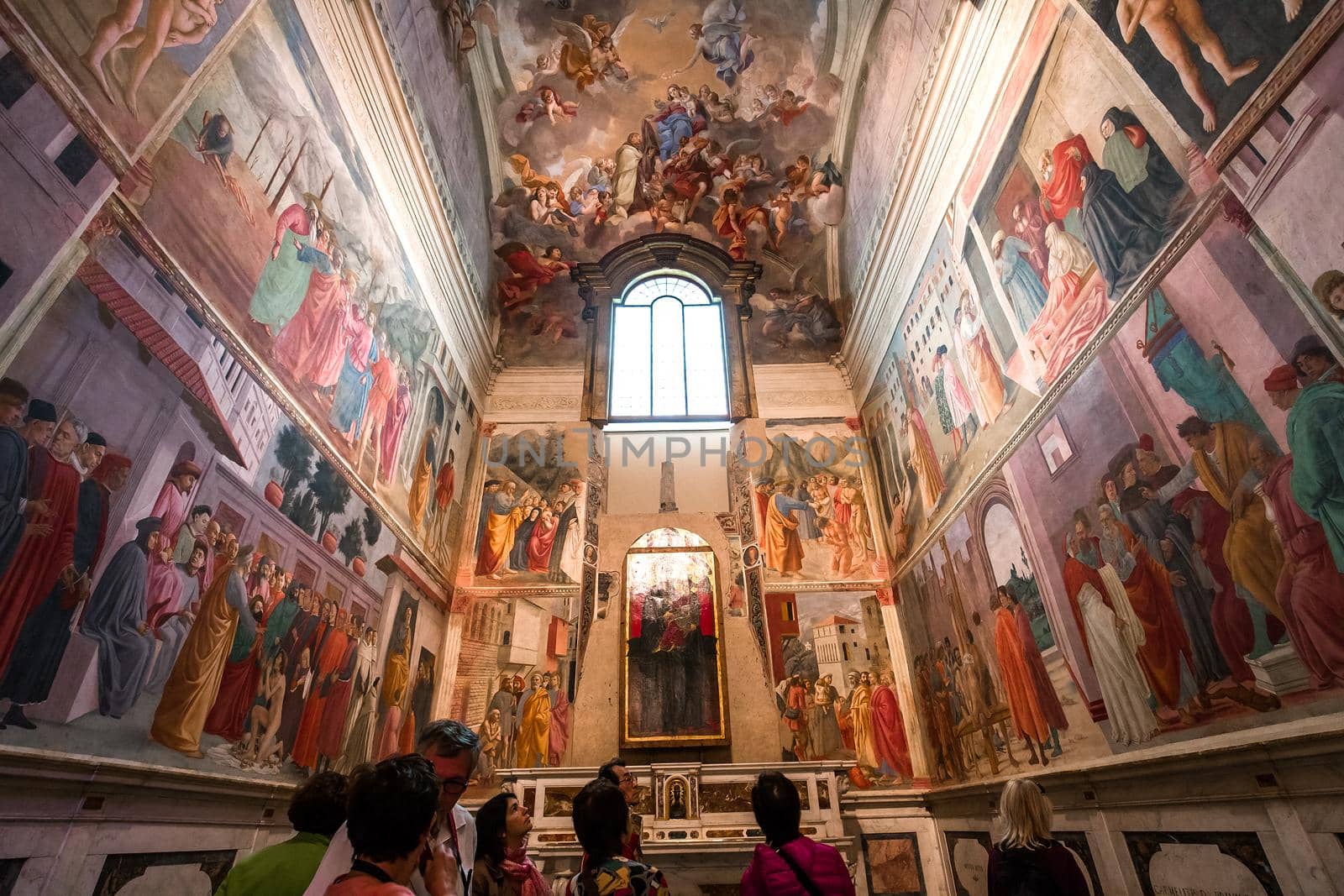 interiors of Brancacci chapel, Florence, Italy by photogolfer
