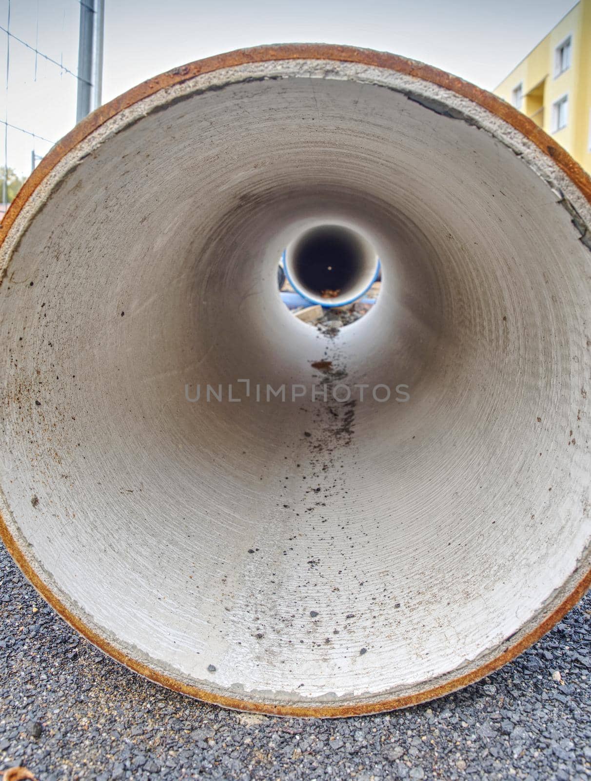Big size plastic HDPE pipe for water supply.  by rdonar2