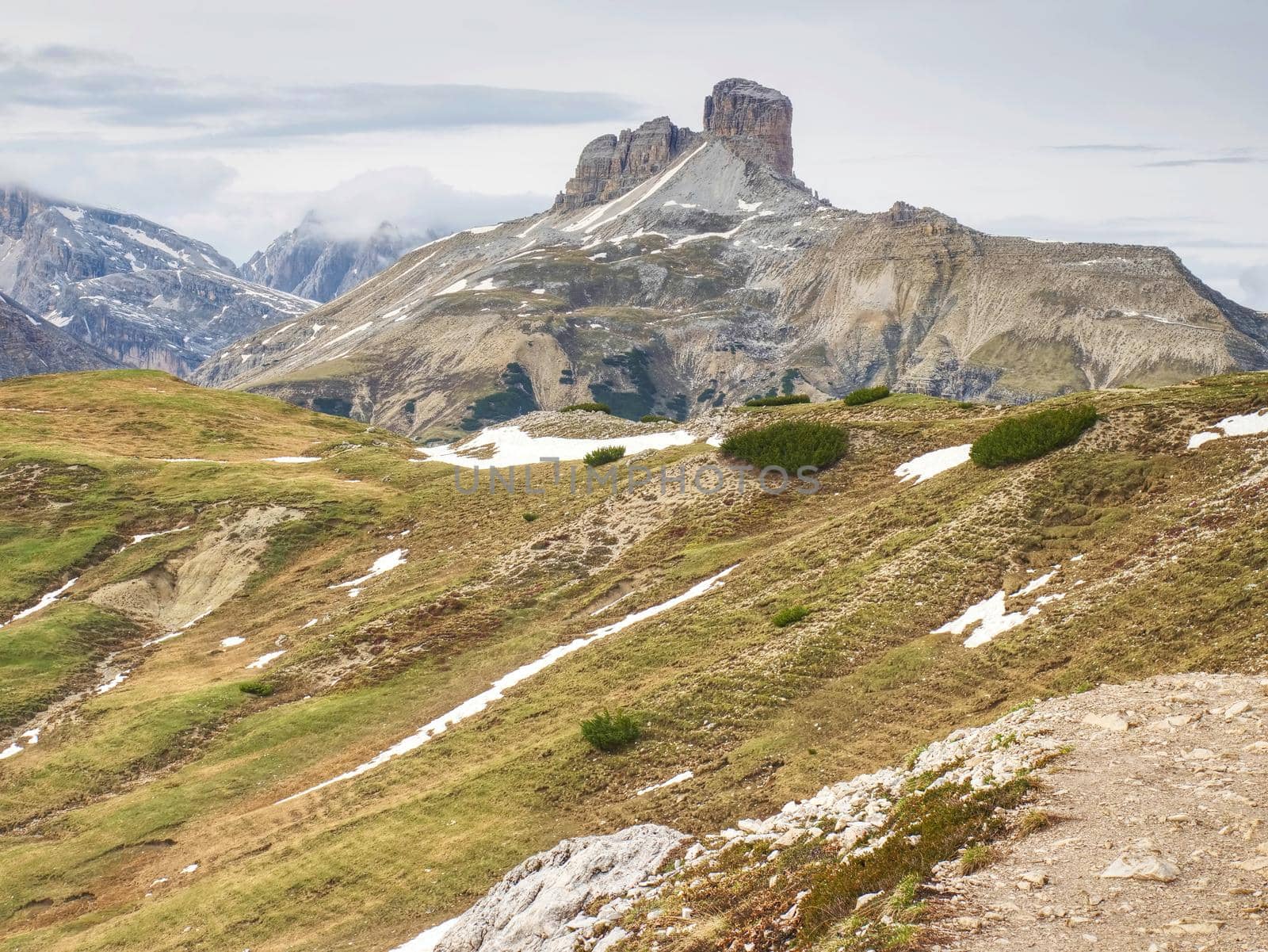 Torre di Toblin, aka Toblinge Knoten, Alps  mountains, Dolomites, Italy.