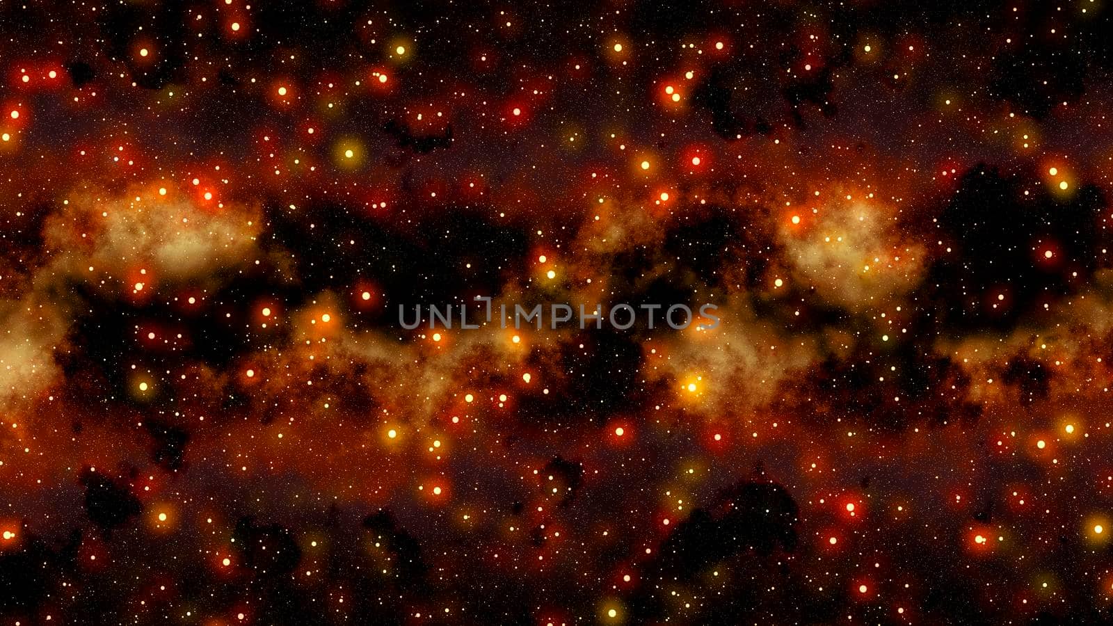 Deep outer space background with stars and nebula - 3d rendering