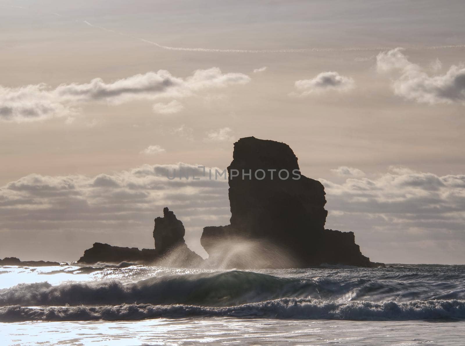 Tranquil stony bay in Scotland after sunset.  Slow shutter speed by rdonar2