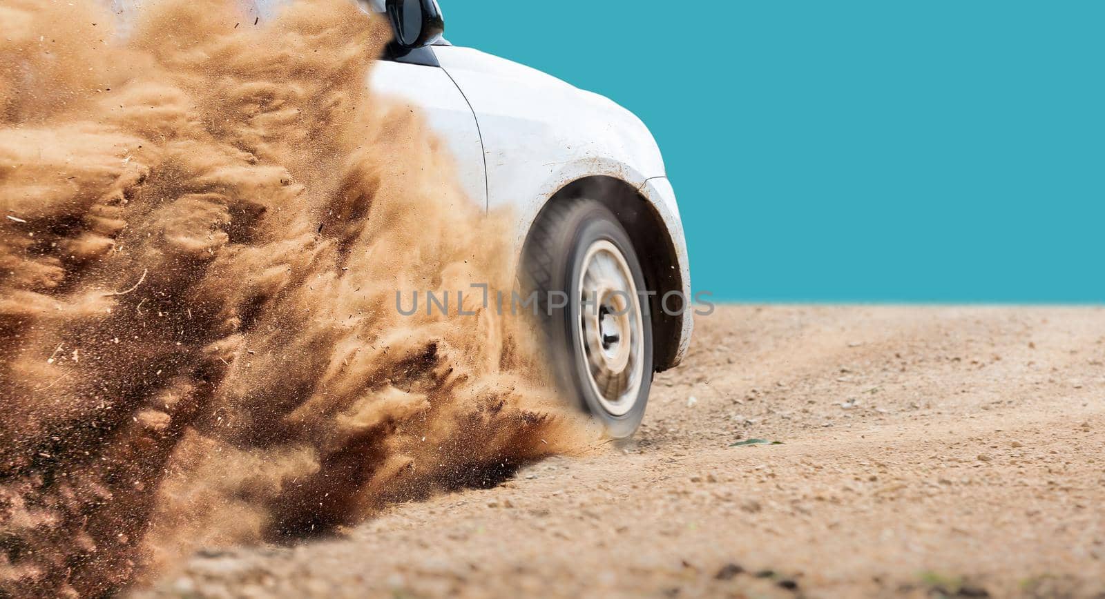 Rally Car speed in dirt track