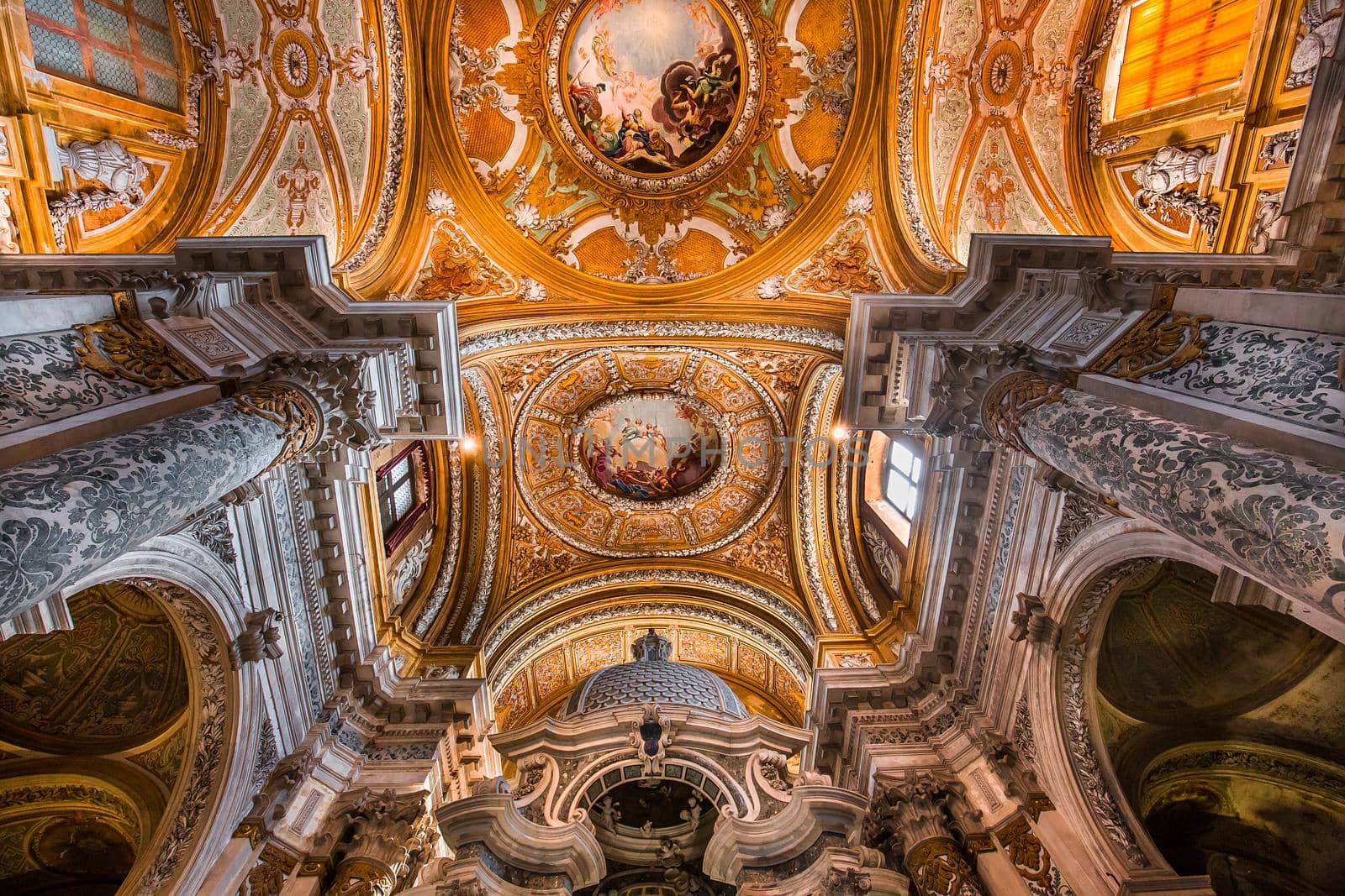 interiors of chiesa I Gesuiti, Venice, Italy by photogolfer