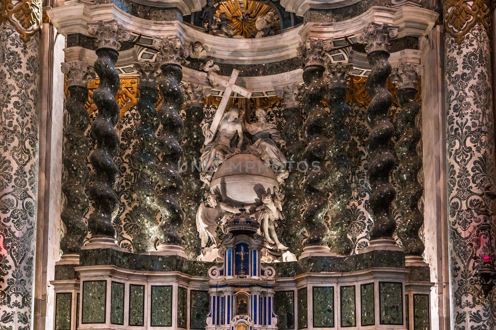 interiors of chiesa I Gesuiti, Venice, Italy by photogolfer