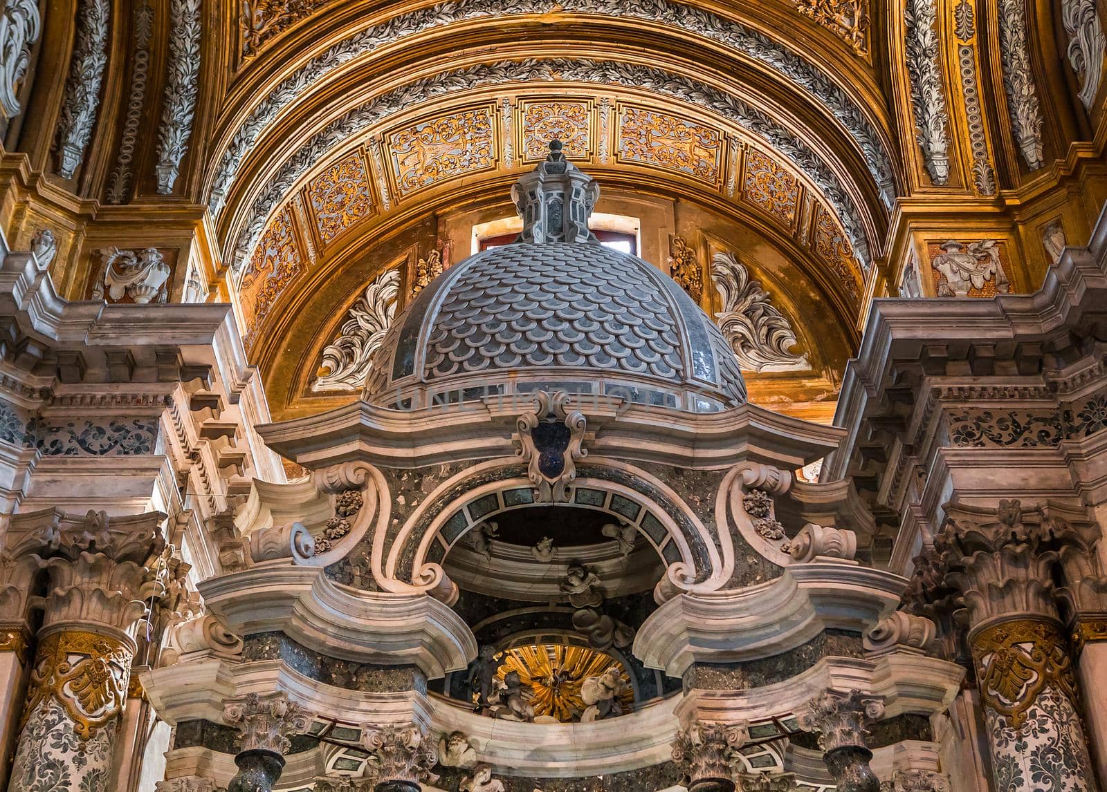 interiors of chiesa I Gesuiti, Venice, Italy by photogolfer