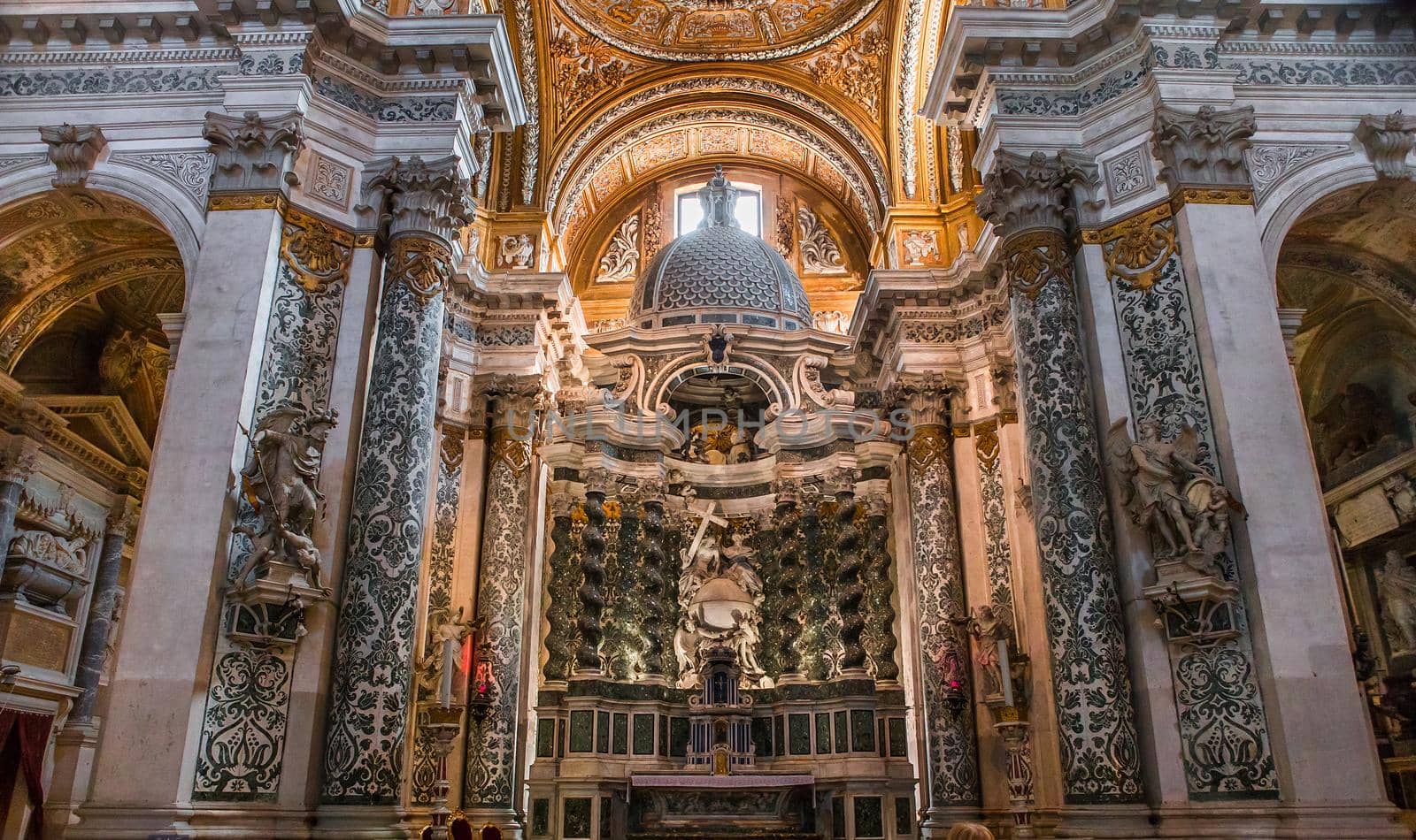 interiors of chiesa I Gesuiti, Venice, Italy by photogolfer