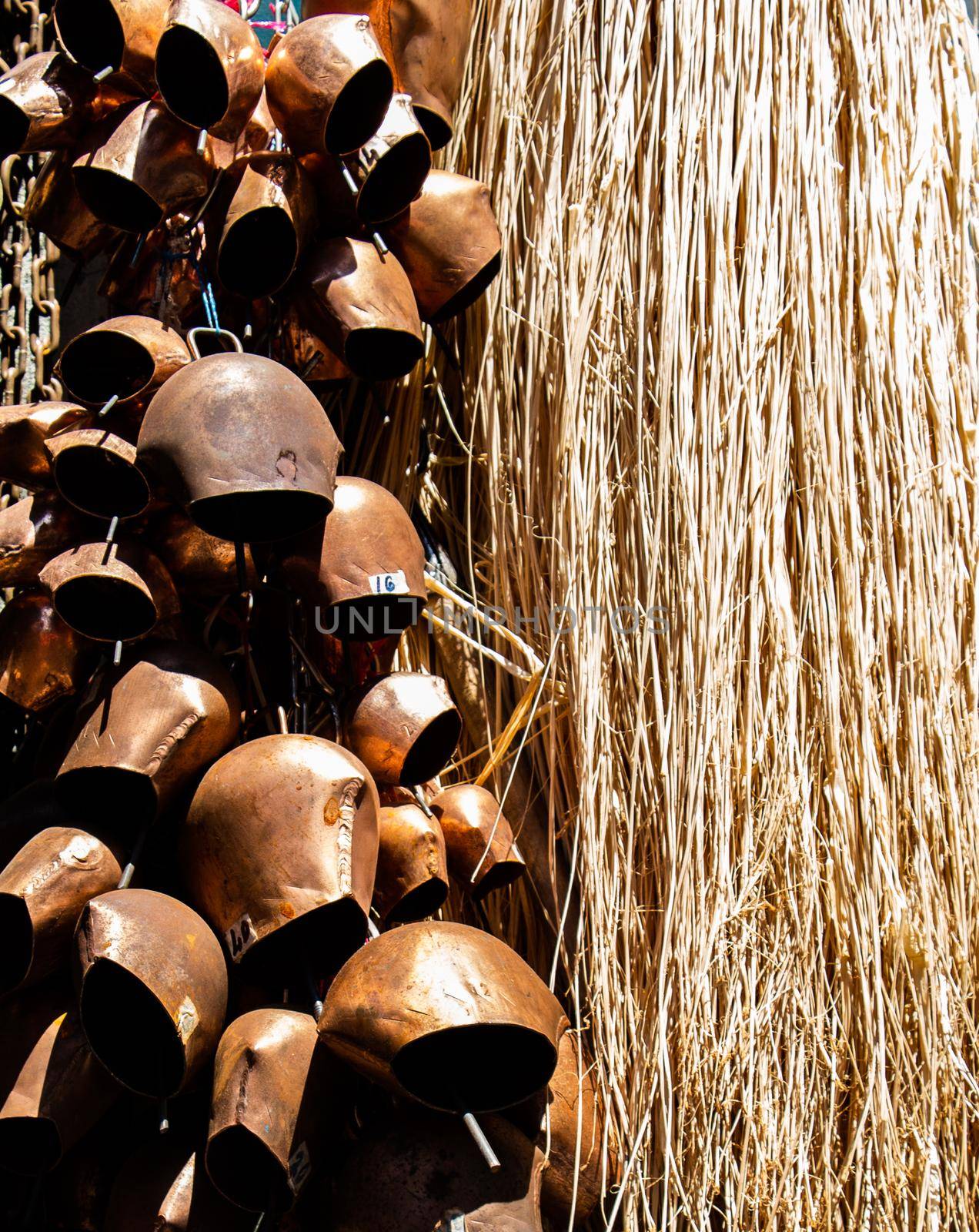 Retro style metal Cowbells for Cattles such as cow, sheep etc.